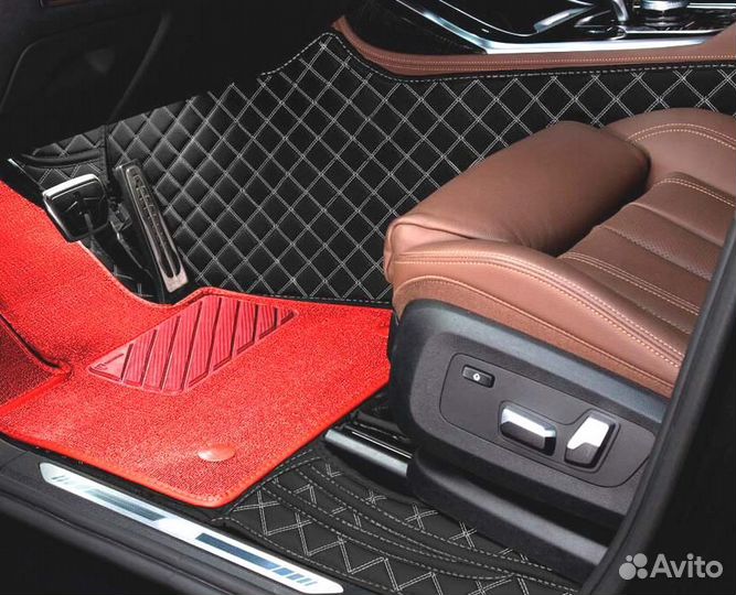 3D Коврики Range Rover Салон Багажник из Экокожи