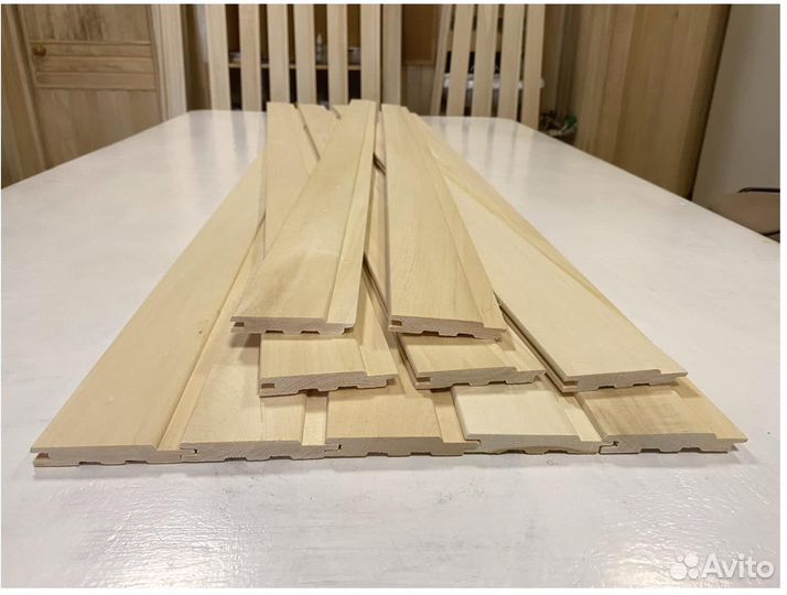 Вагонка из липы для сауны, сорт экстра