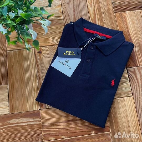 Поло Polo ralph lauren синее