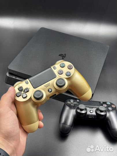 Sony PS 4 slim 1tb + 2 джойстика