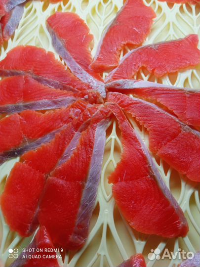 Рыба красная малосольная