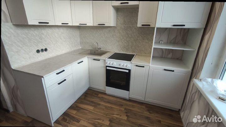 Кухонный гарнитур белый модульный новый