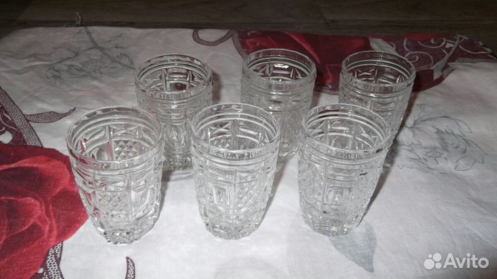 Хрусталь СССР,рюмки,бокалы,стопки,фужеры
