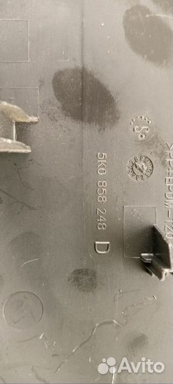 Накладка торпедо правая фольксваген гольф 6