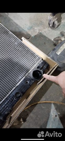 Радиатор w204