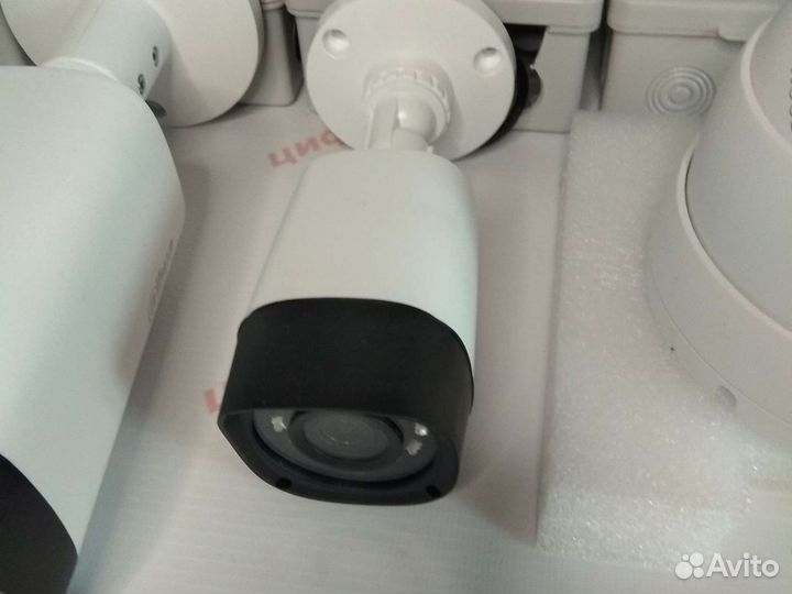 8 Камер видеонаблюдения с микрофоном 4Мп Dahua