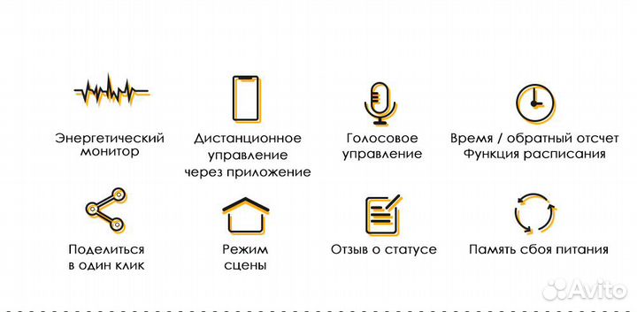 Умная Розетка WiFi 20A с измерением потребления