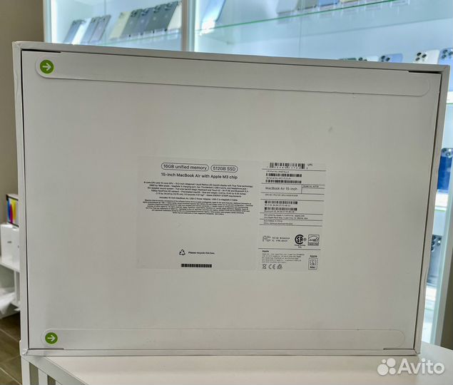 Новый Macbook Air 15 m3 16/512gb Space Grey