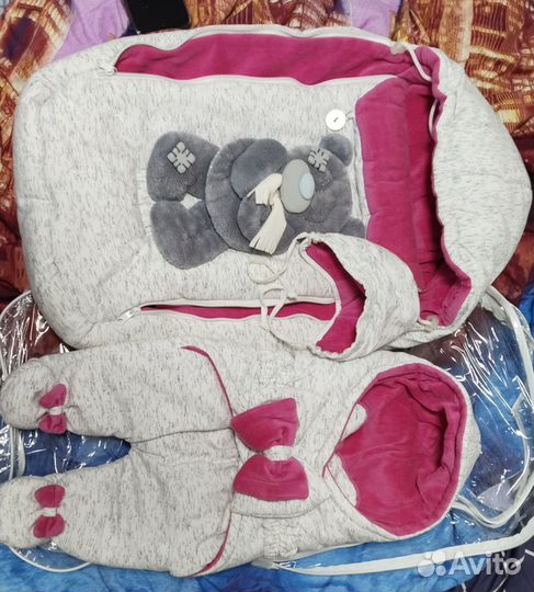 Конверт на выписку Мишка teddy