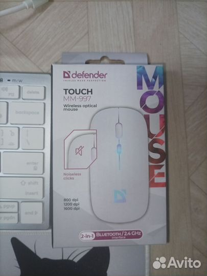 Клавиатура A4tech+ мышь defender + коврик smartbuy