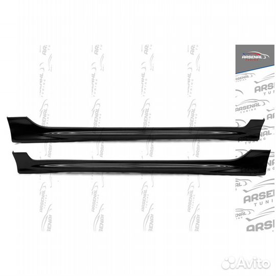 Накладки на пороги Mugen RR для honda civic 4D