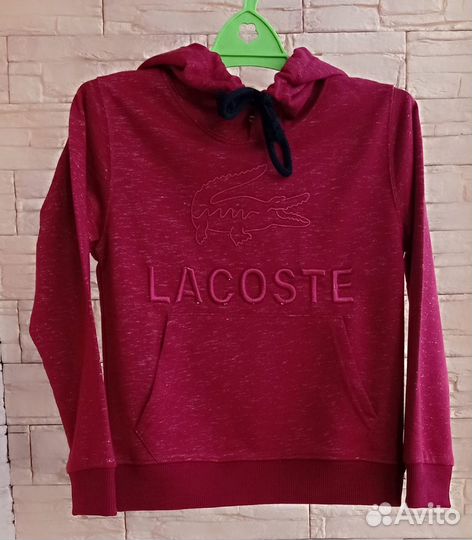 Толстовка с капюшоном на мальчика lacoste