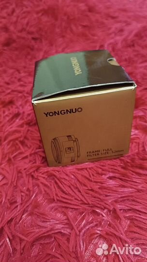 Объектив Yongnuo YN35mm F2 Canon EF новый