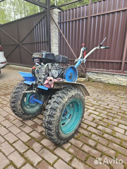 Мотоблок Нева+ прицеп