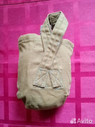 Фляга солдатская армейская в чехле. СССР