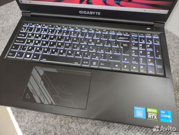 Игровой ноутбук Gigabyte i5-12500H RTX 3060 6GB