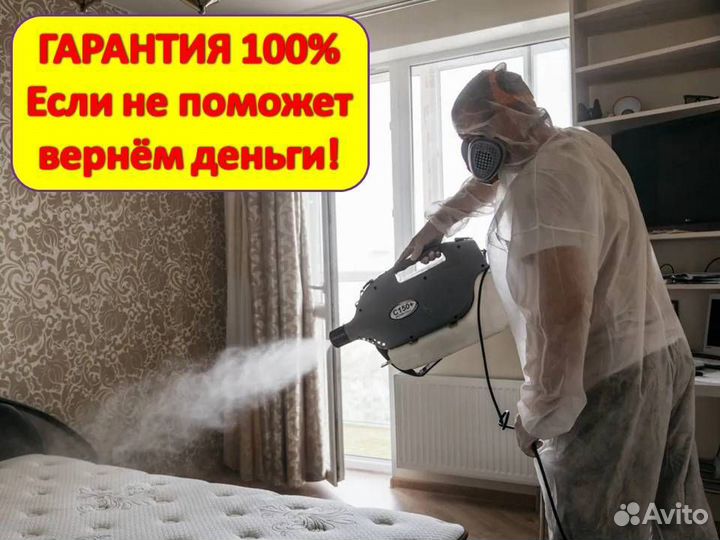 Уничтожение тараканов, клопов, блох, грызунов 24/7