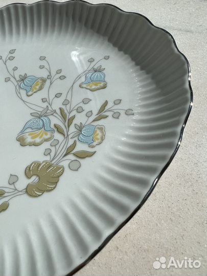 Блюдо большое Jlmenau Ильменау ГДР