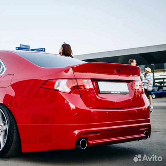 Юбка заднего бампера Mugen Хонда Аккорд 8