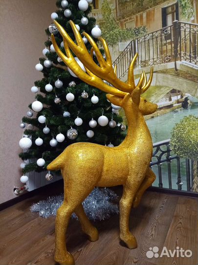 Новогодний decor олень
