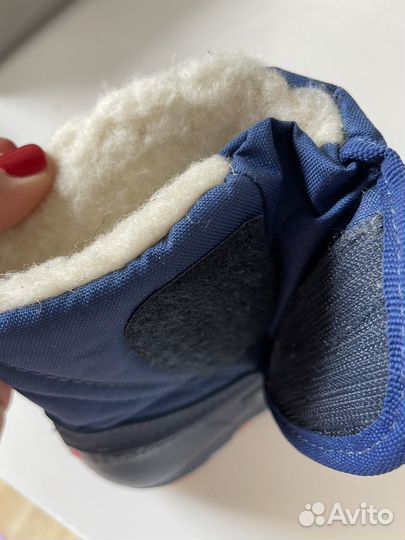 Сапоги зимние 22 зебра