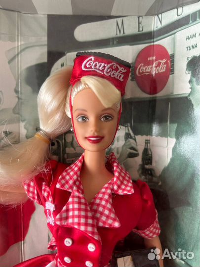 Barbie Coca Cola 1998 nrfb Барби официантка Кола