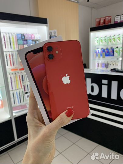 iPhone 12 64гб новый, красный