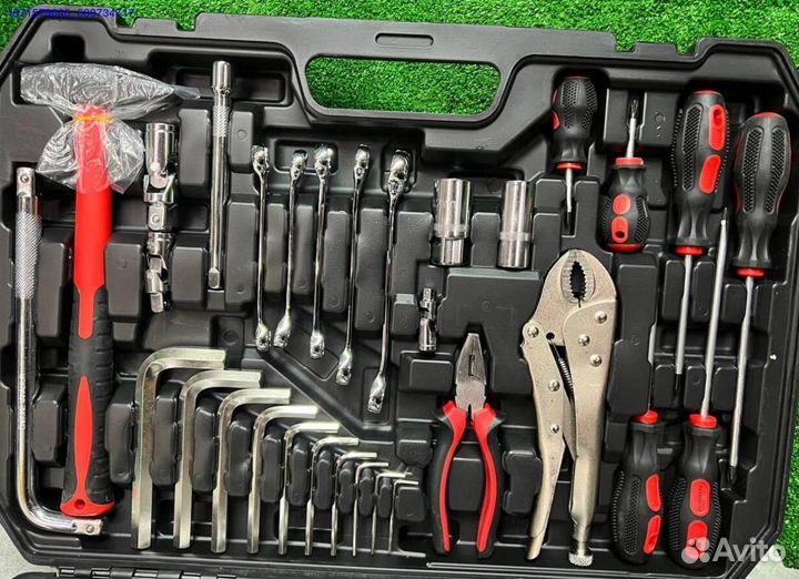 Набор инструментов 150 предметов с молотком (Арт.47847)