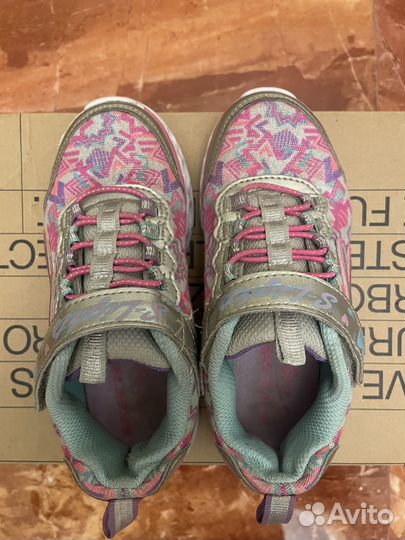 Кроссовки Skechers для девочки 27 размер