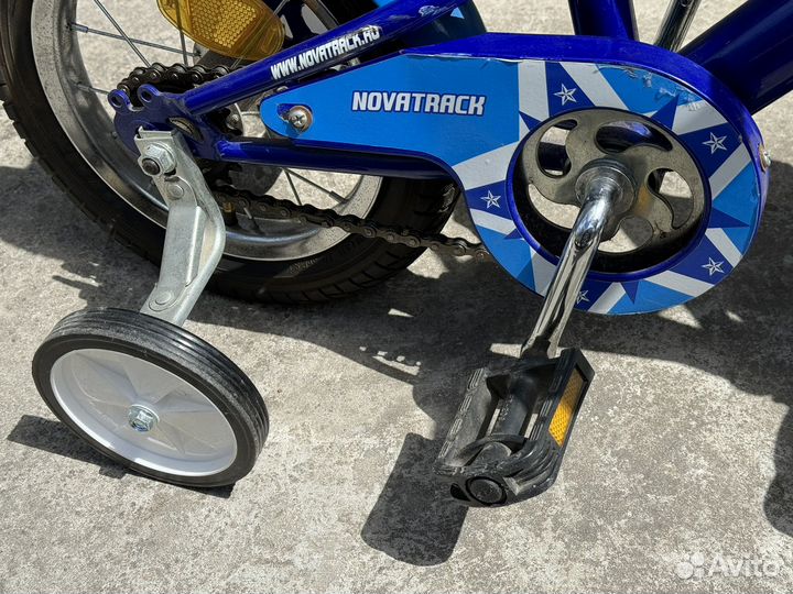 Велосипед Novatrack детский с доп колесиками