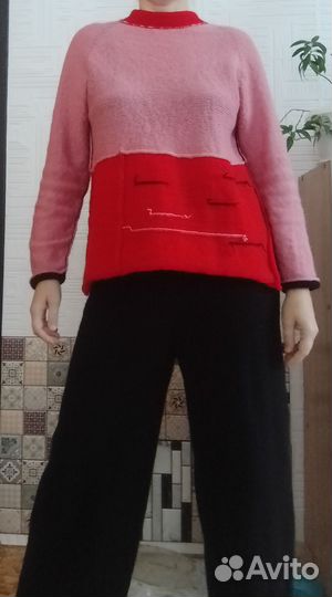 Брюки вязанные