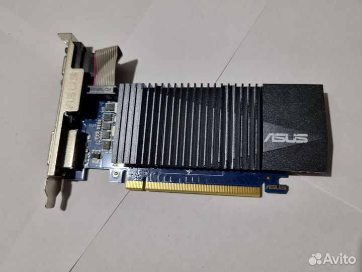 Видеокарта Asus GeForce GT 710 Silent LP память 1G