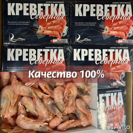 Креветка Северная 70/90 опт