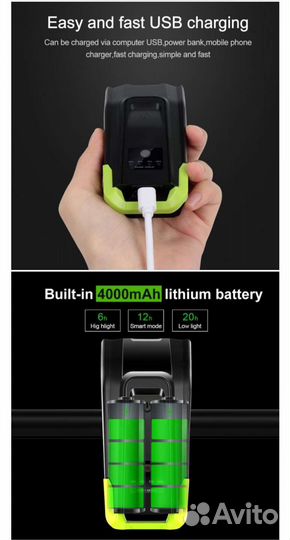 Фонарь велосипедный