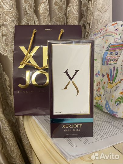 Порфюмерная вода 100 мг. Xerjoff Erba Pura