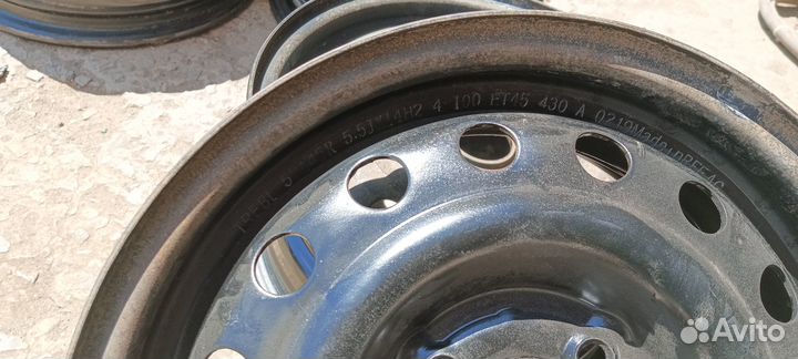 Штампованные диски r14