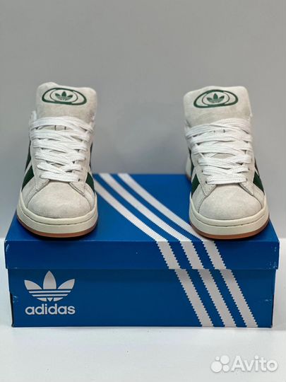 Кроссовки Adidas Campus 00s beige green