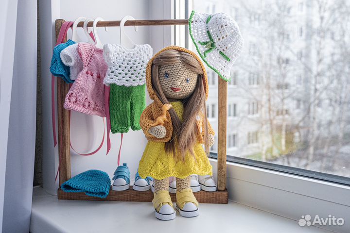 Вязаная кукла крючком
