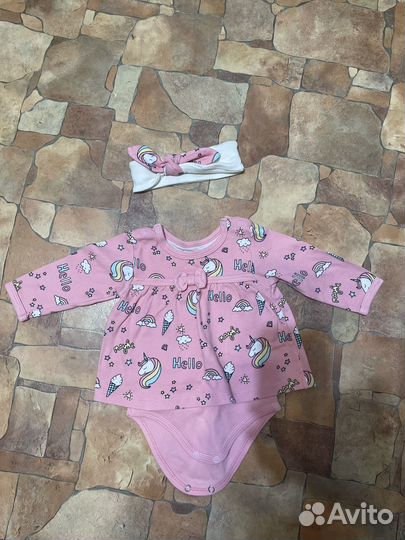 Одежда для девочки пакетом 62 68