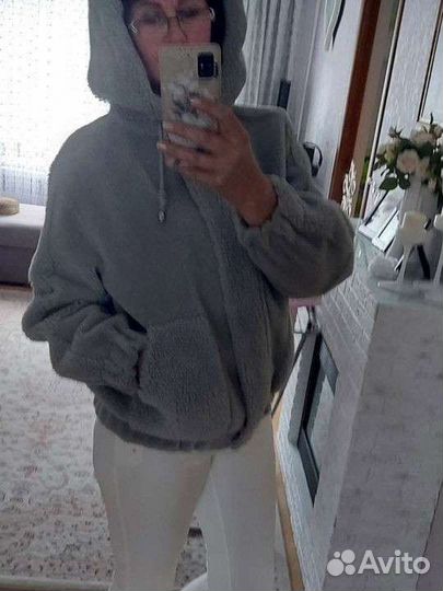 Шубка -курточка тедди