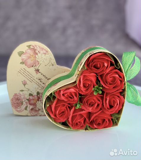 Розы из мыла