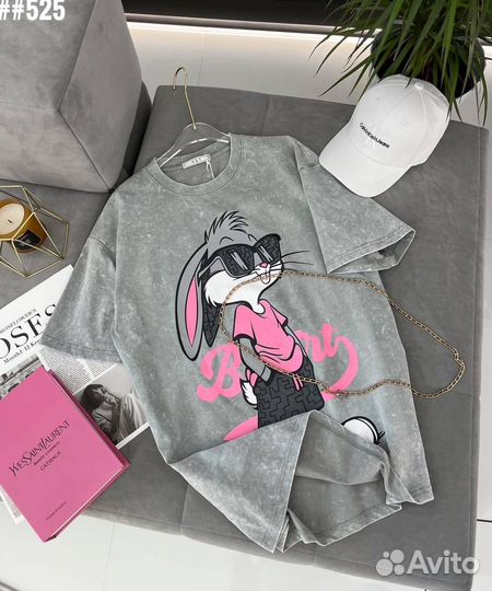 Футболка женская оверсайз