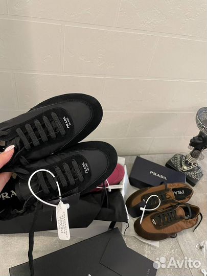 Кроссовки женские Prada Collapse Re