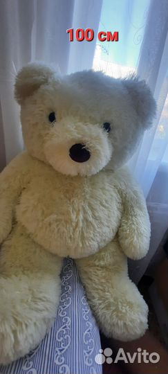 Большой плюшевый медведь 100 см