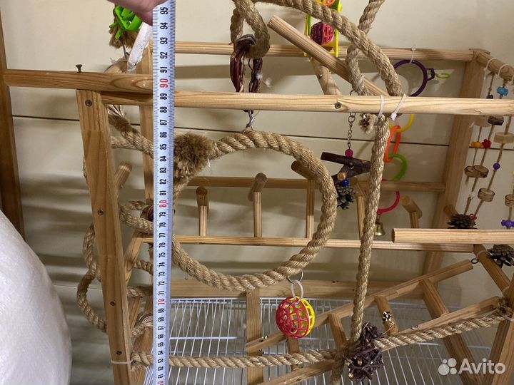 Игровой комплекс и клетка для попугая