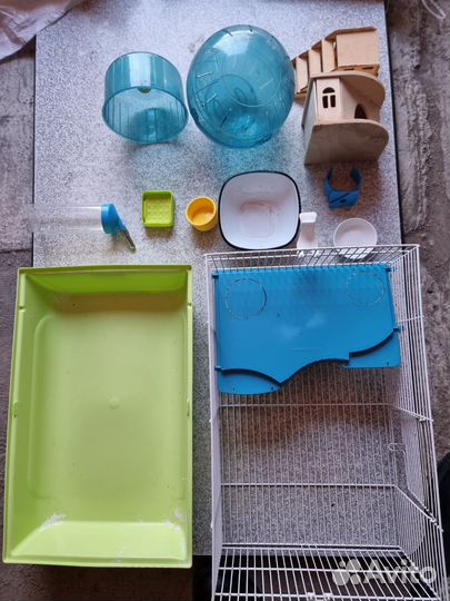 Клетка для хомяка с набором