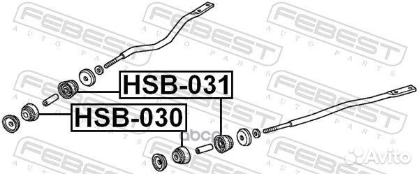 Втулка тяги подвески honda odyssey RA3 1998-19