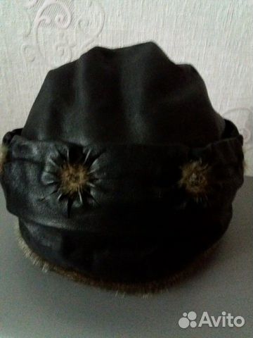 Шапка кож