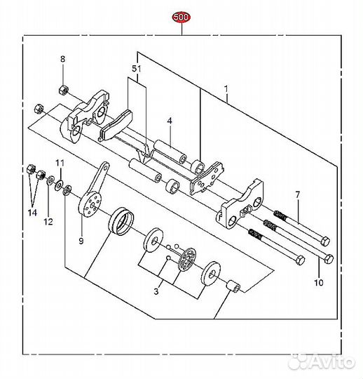 Стояночный тормоз Tadano 363-819-75060 GR-300EX