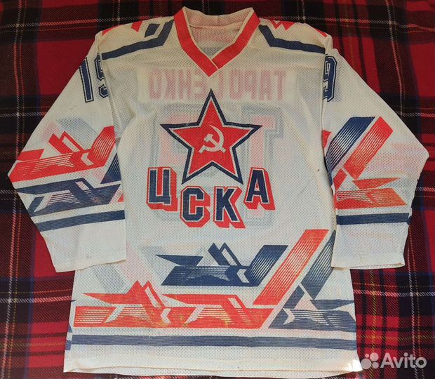 Хоккейный свитер хк ЦСКА бел